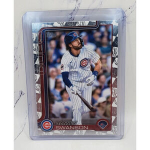 2025 Topps Cactus Foil #303 Dansby Swanson Chicago Cubs